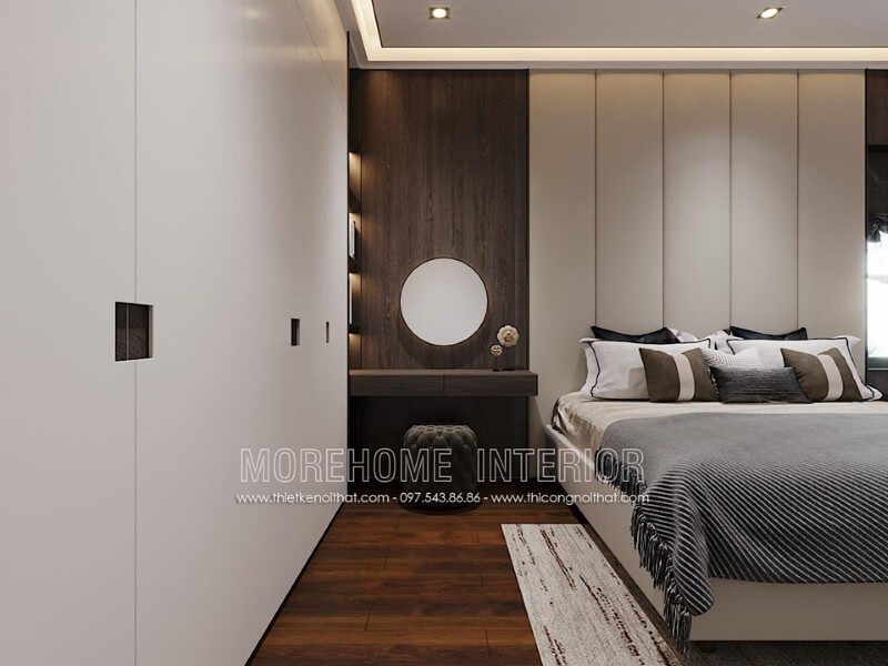 Gương trang trí đẹp độc đáo cho phòng ngủ hiện đại, sang trọng. Thiết kế phòng ngủ nhà phố