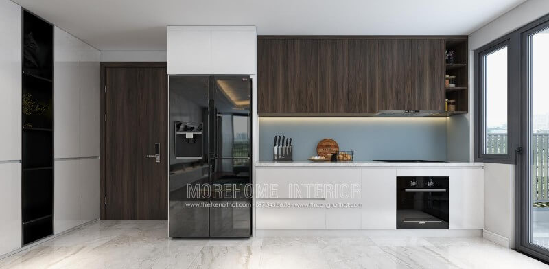 Tủ bếp làm gỗ công nghiệp hiện được rất nhiều gia đình chọn lựa và tin dùng vì mẫu mã lại hiện đại, thu hút Tủ bếp hiện đại,tủ bếp đẹp hiện đại, tủ bếp An Cường