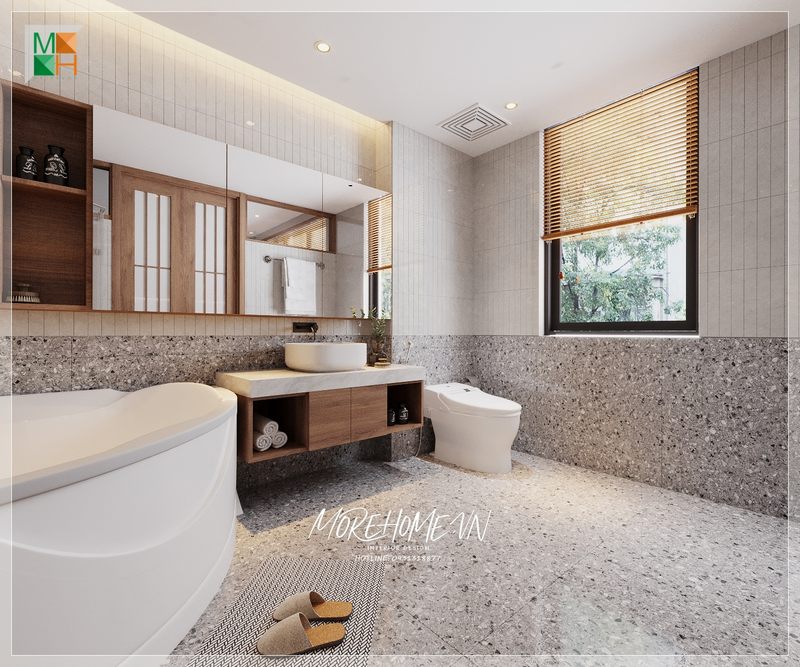 .
Để thiết kế phòng tắm không gian cần thiết trong mỗi không gian nhà nội thất, người ta cần lựa chọn và sắp xếp các thiết bị phù hợp với từng không gian để cung cấp sự sử dụng tiện nghi nhất.