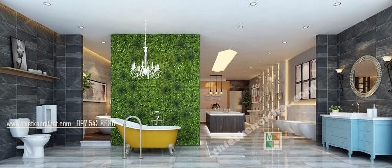MoreHome cung cấp dịch vụ tư vấn thiết kế và thi công nội thất showroom, đặc biệt là các mẫu thiết kế hiện đại và cao cấp về thiết bị vệ sinh được ưa chuộng.